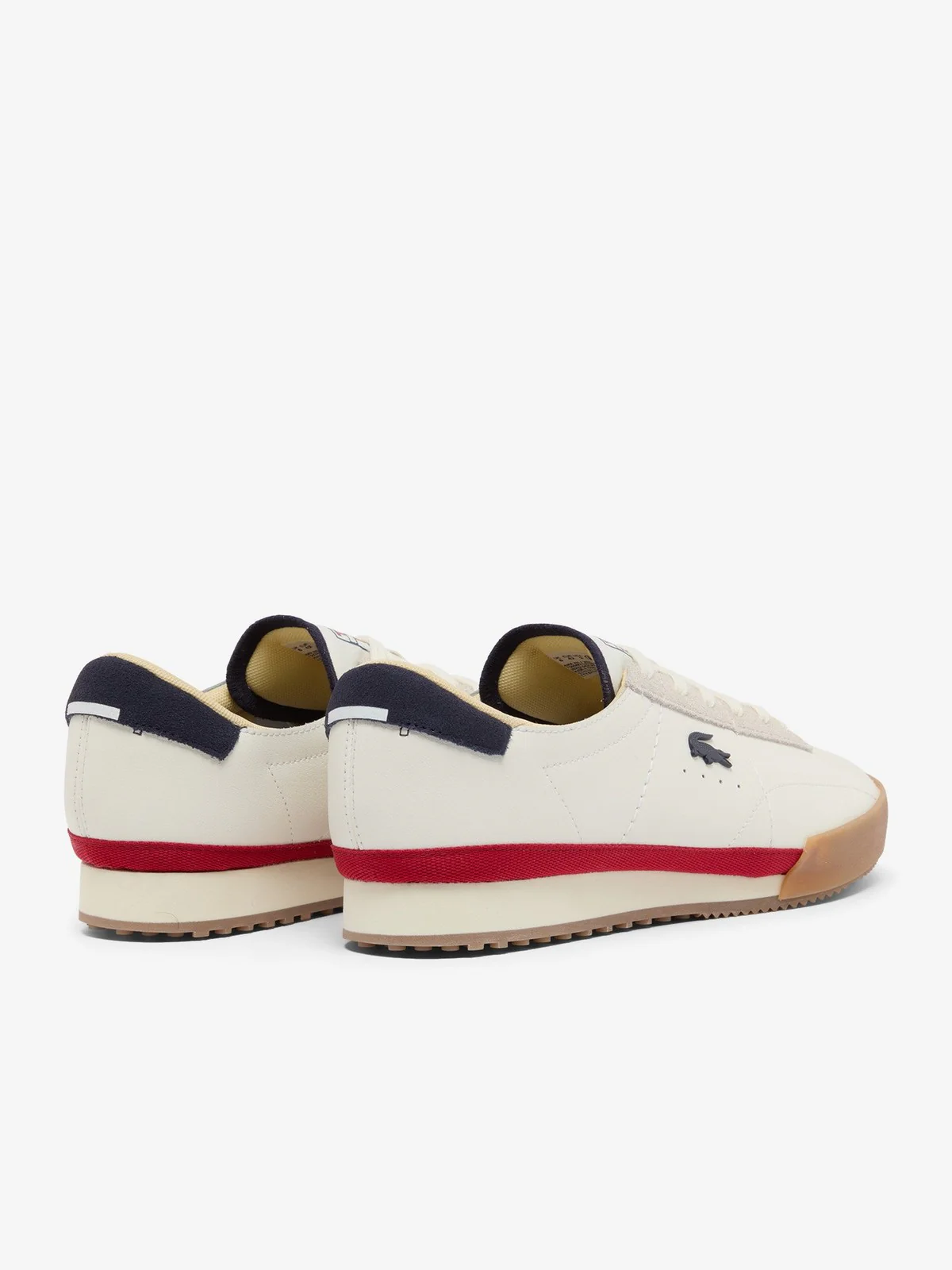 LACOSTE Sneaker Uomo AURA 225 750SMA0161 407 WHT/NVY/RED - Image 3