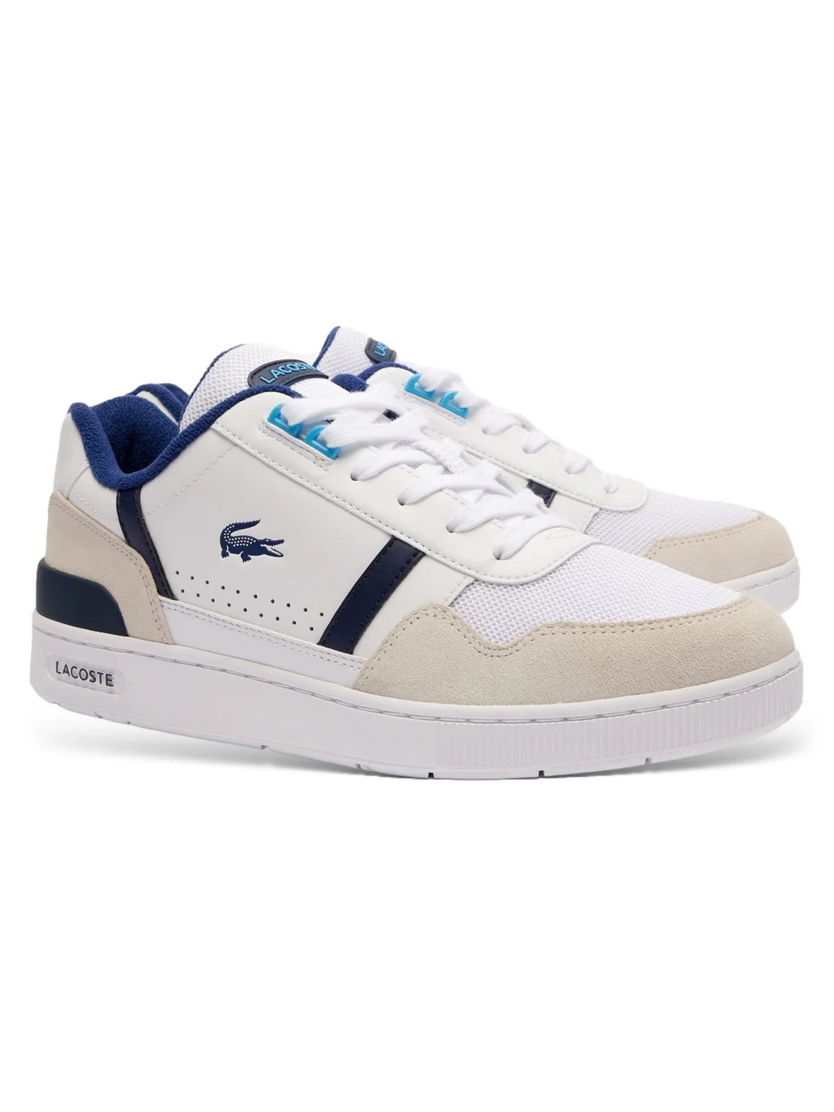 LACOSTE Sneaker Uomo T-CLIP 124 5 SMA 747SMA0071 080 Bianco - Image 2