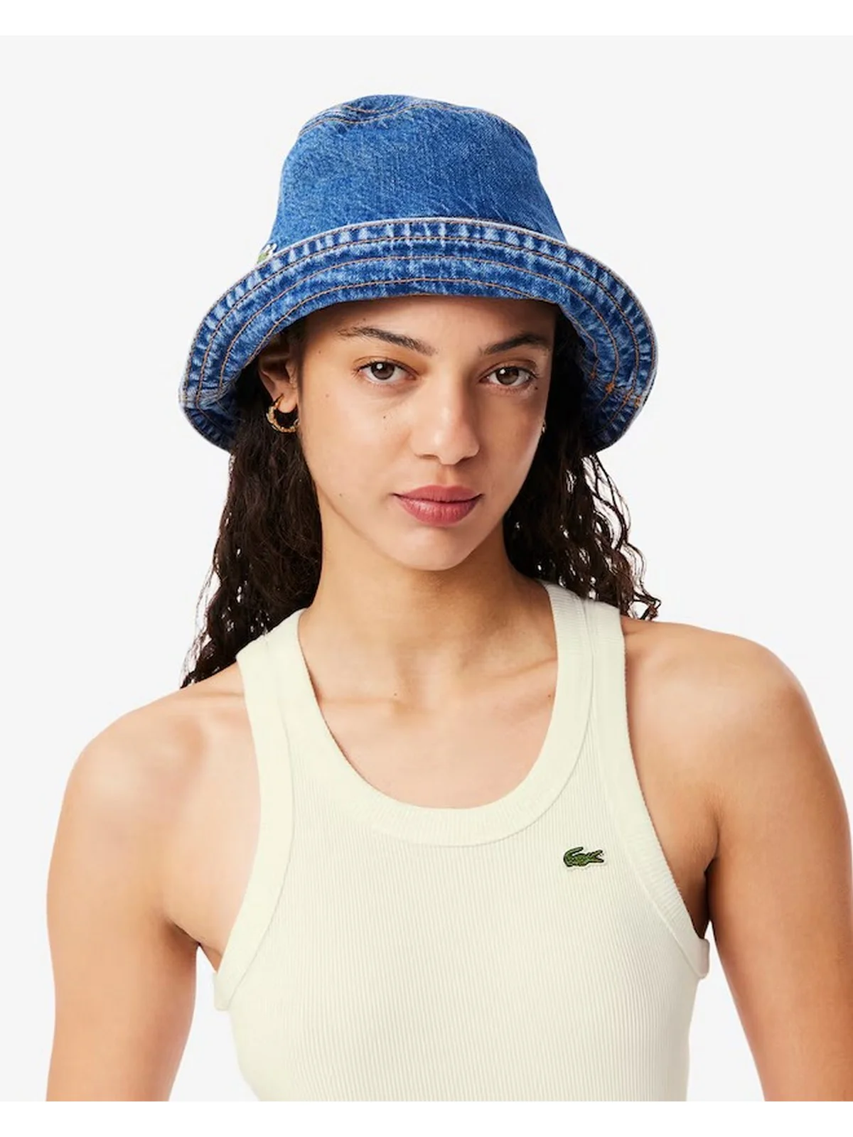 LACOSTE T-shirt Donna  TF5388 70V Bianco - Image 4
