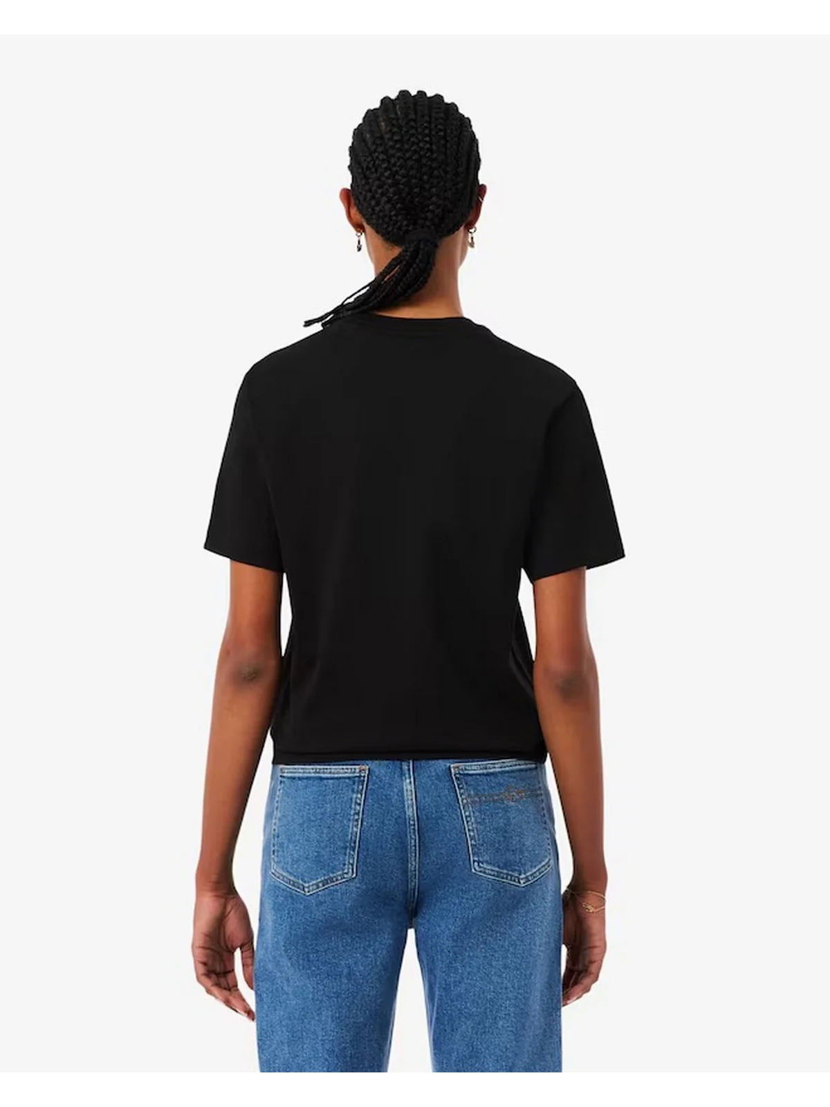 LACOSTE T-shirt Donna  TF7215 031 Nero - Image 3