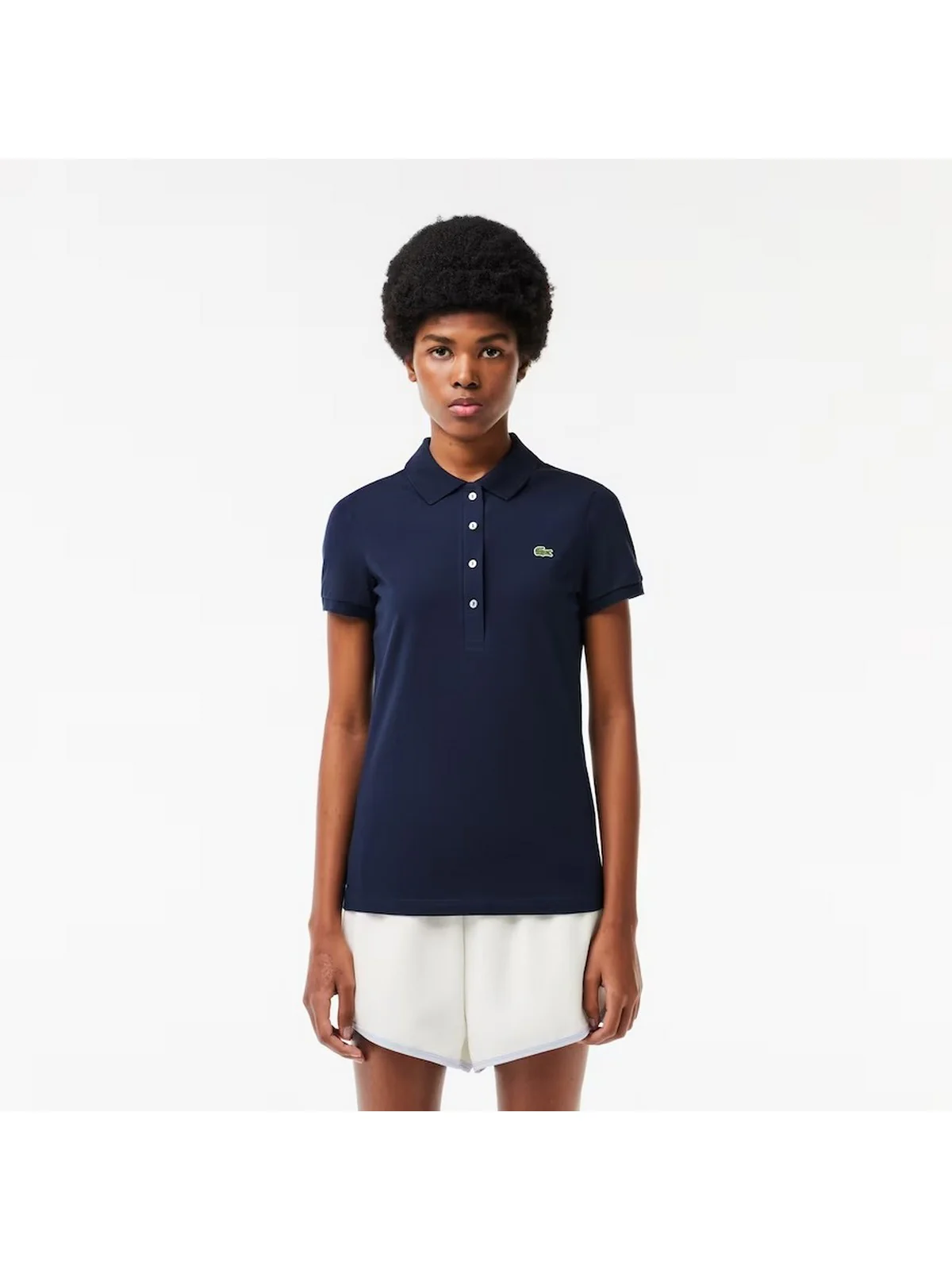 LACOSTE T-Shirt e Polo Donna  DF3443 166 Blu - Image 2