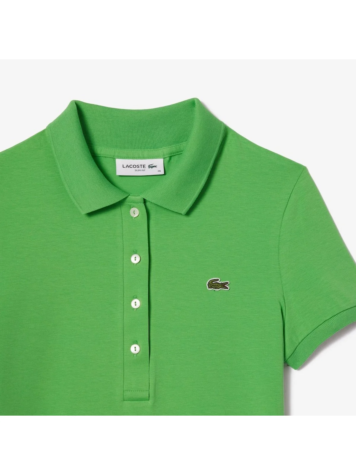 LACOSTE T-Shirt e Polo Donna  DF3443 IXU Verde - Image 4