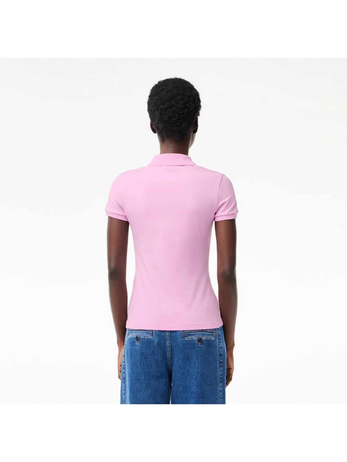 LACOSTE T-Shirt e Polo Donna  DF3443 IXV Rosa - Image 3