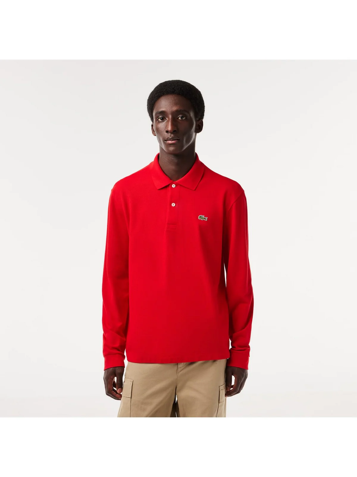 LACOSTE T-Shirt e Polo Uomo  L1312 240 Rosso - Image 2