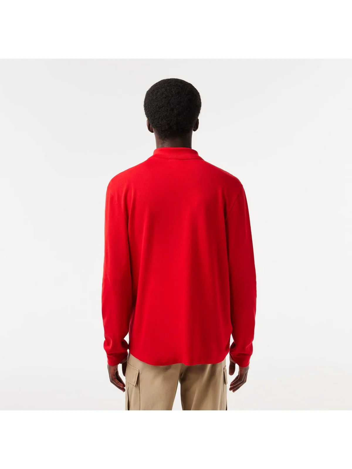 LACOSTE T-Shirt e Polo Uomo  L1312 240 Rosso - Image 3