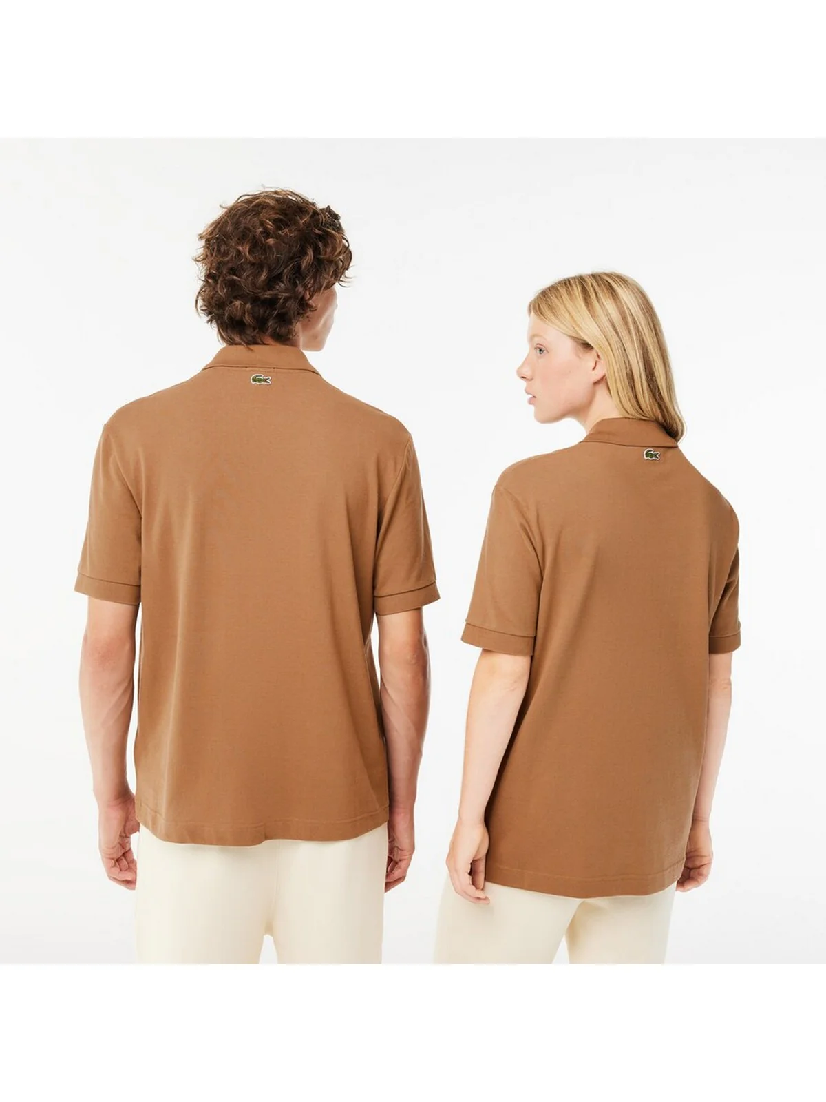 LACOSTE T-Shirt e Polo Uomo  PH3922 SIX Marrone - Image 3
