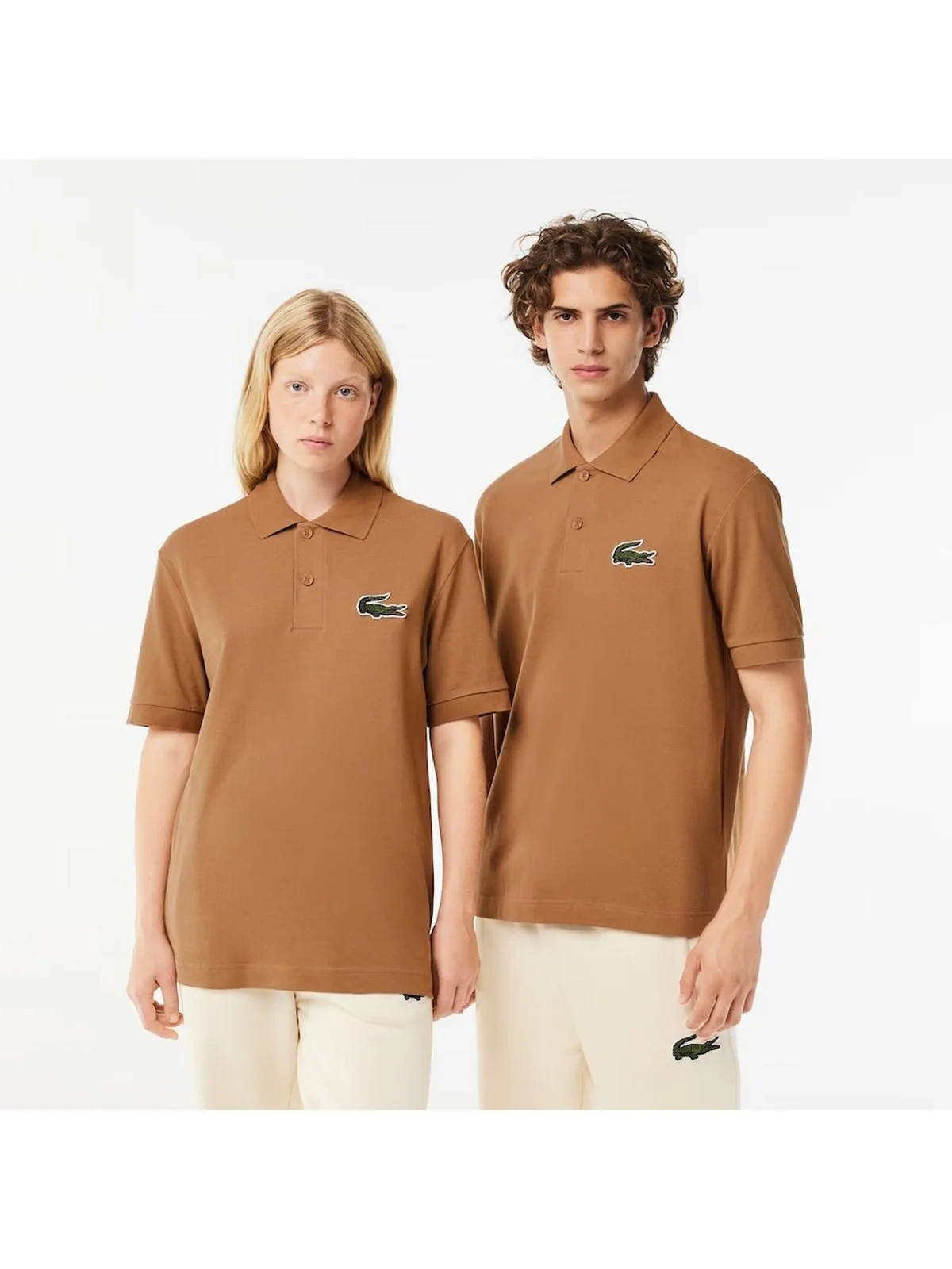 LACOSTE T-Shirt e Polo Uomo  PH3922 SIX Marrone - Image 4