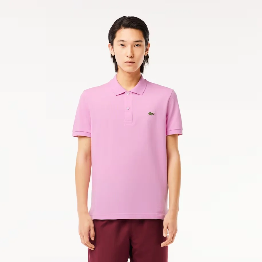 LACOSTE T-Shirt e Polo Uomo  PH4012 IXV Rosa - Image 2