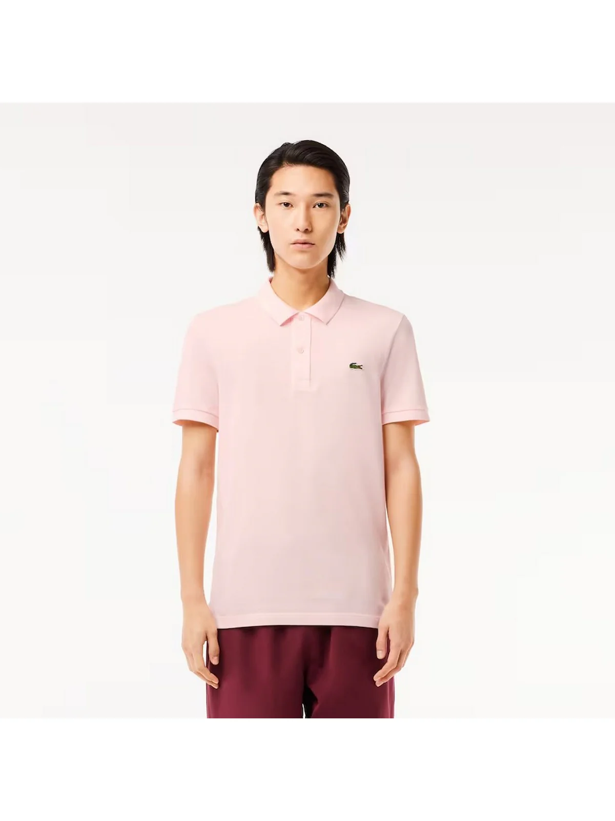 LACOSTE T-Shirt e Polo Uomo  PH4012 T03 Rosa - Image 2