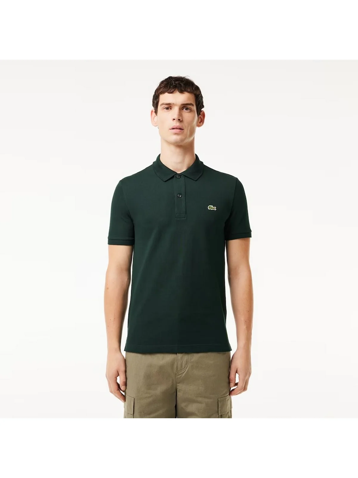 LACOSTE T-Shirt e Polo Uomo  PH4012 YZP Verde - Image 2