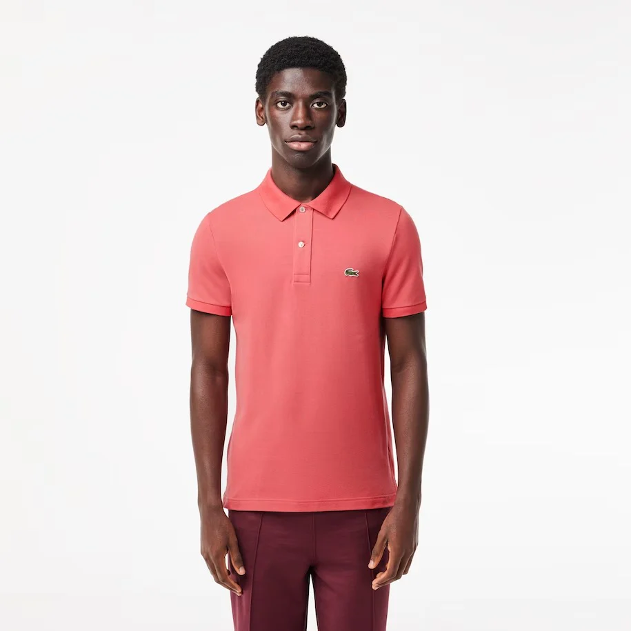 LACOSTE T-Shirt e Polo Uomo PH4012 ZV9 Rosa - Image 3