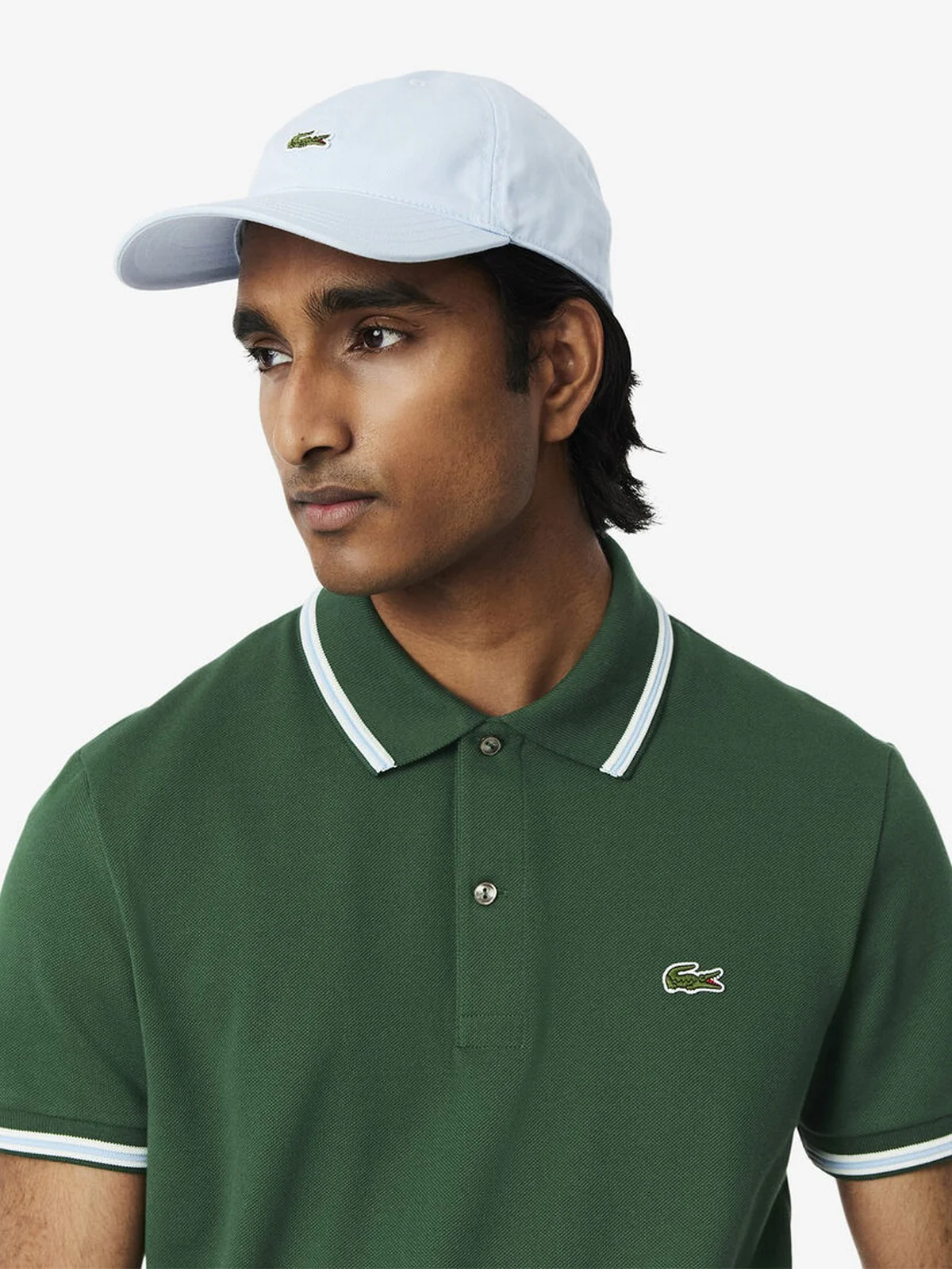 LACOSTE T-Shirt e Polo Uomo  PH9875 132 Verde - Image 3