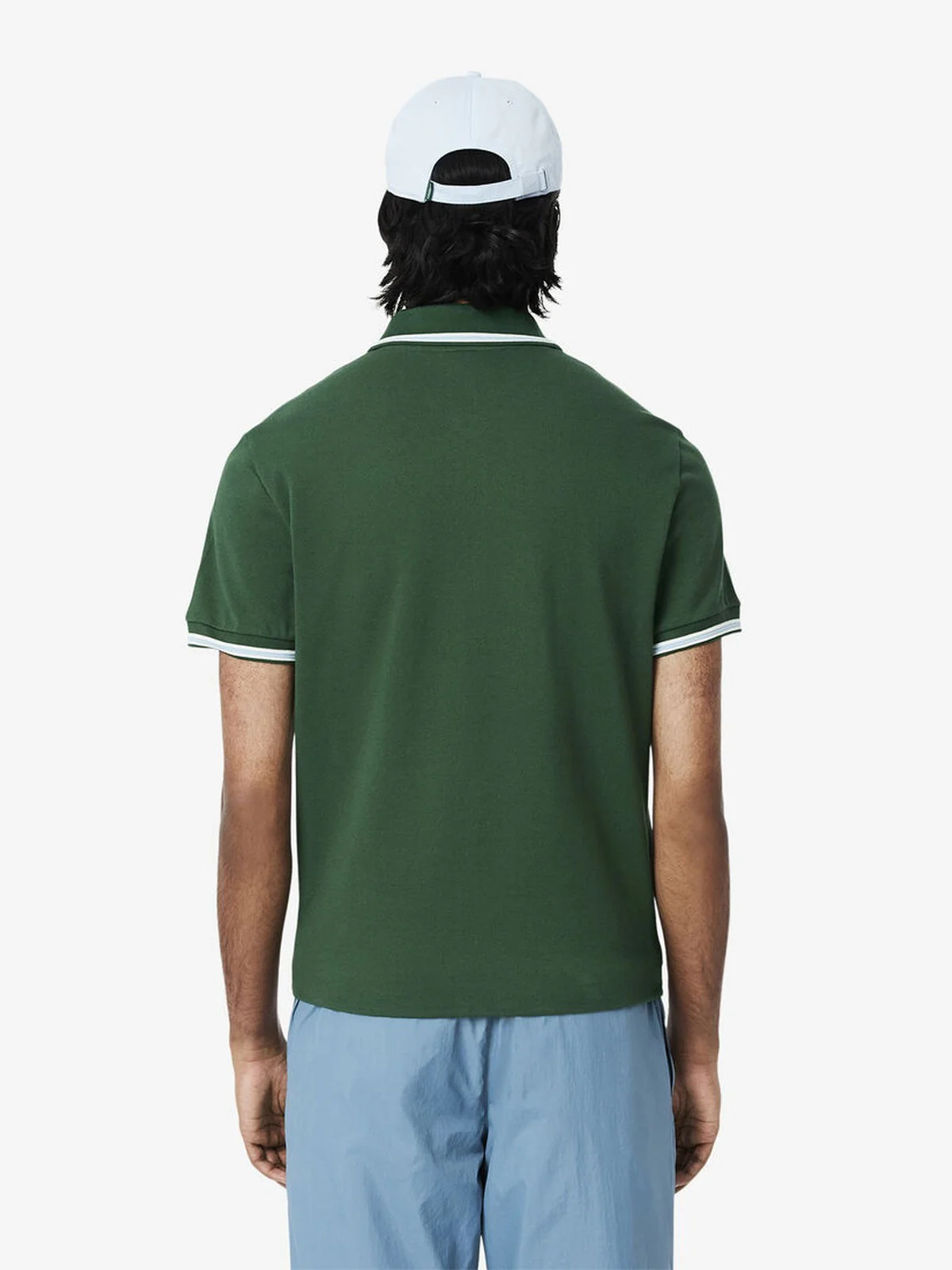 LACOSTE T-Shirt e Polo Uomo  PH9875 132 Verde - Image 4