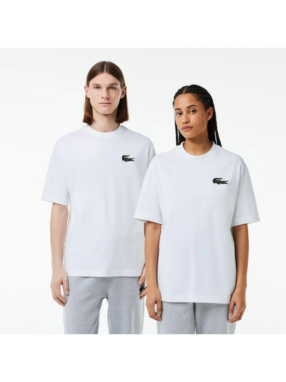 LACOSTE T-Shirt e Polo Uomo  TH0062 001 Bianco - Image 2