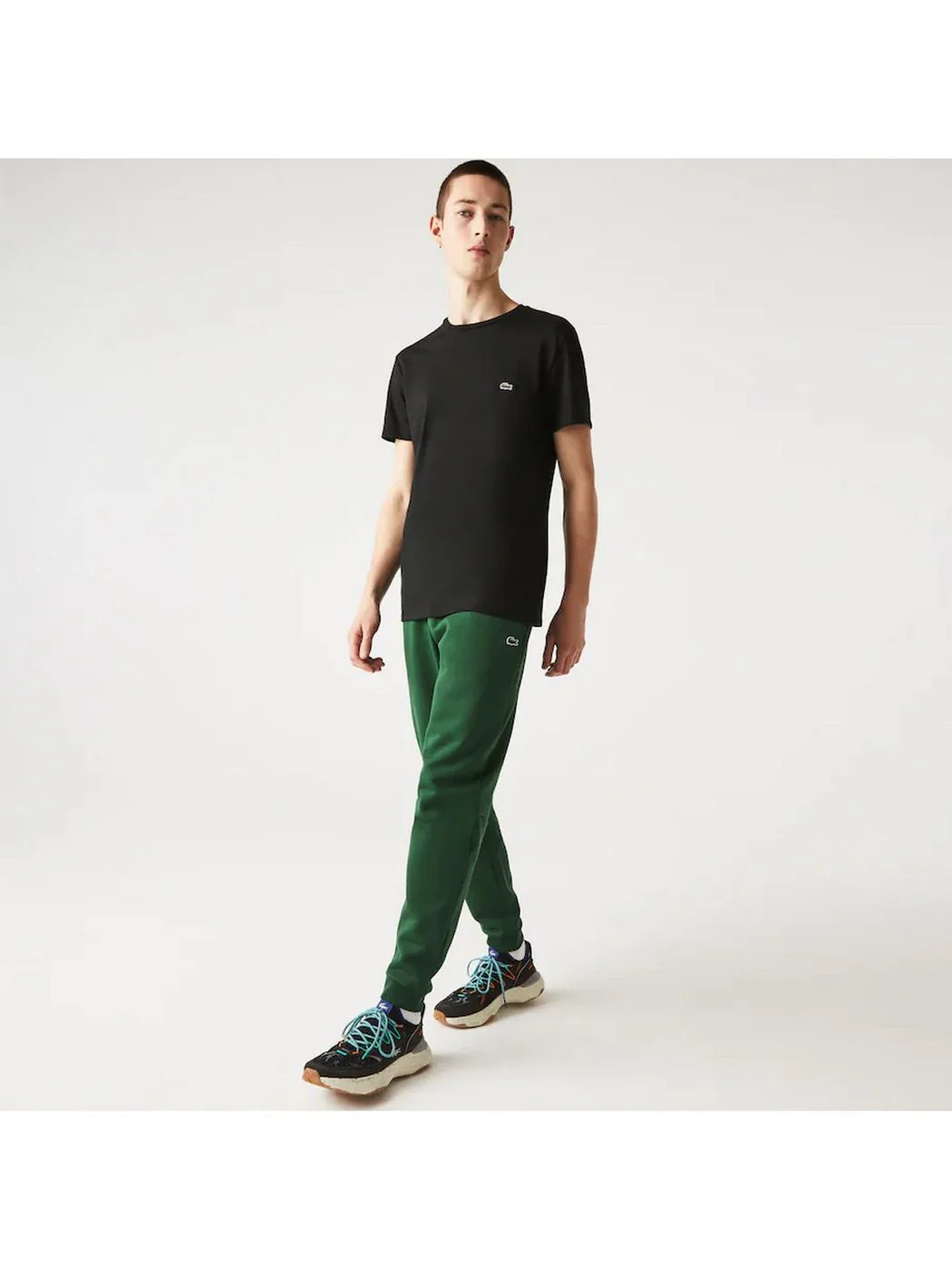 LACOSTE T-shirt Uomo  TH6709 031 Nero - Image 4