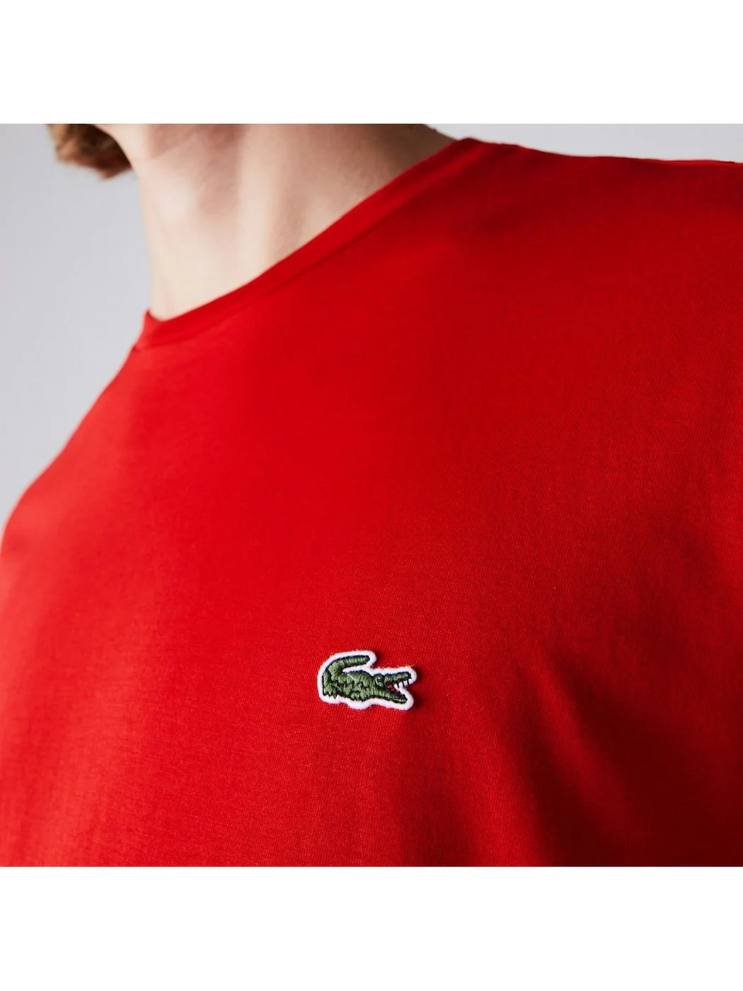 LACOSTE T-Shirt Uomo  TH6709 240 Rosso - Image 3
