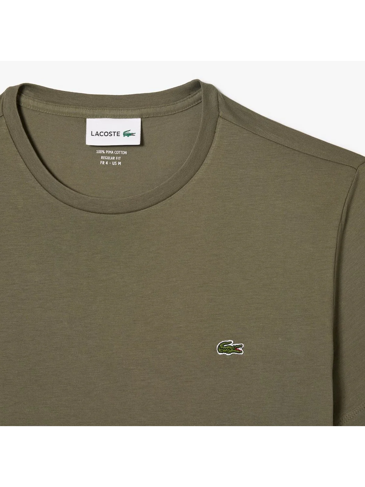 LACOSTE T-Shirt e Polo Uomo  TH6709 316 Verde - Image 5