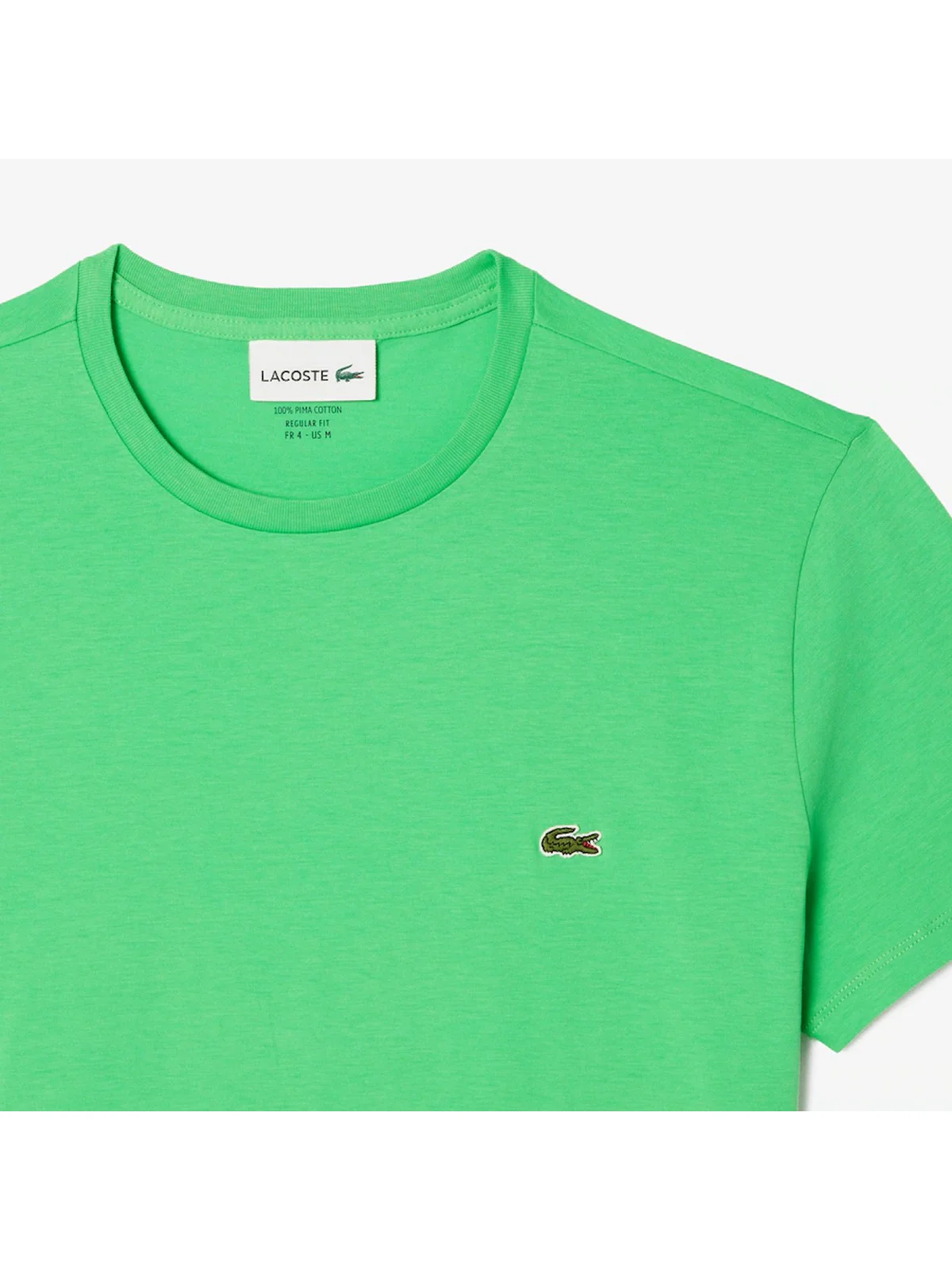 LACOSTE T-Shirt e Polo Uomo  TH6709 UYX Verde - Image 2