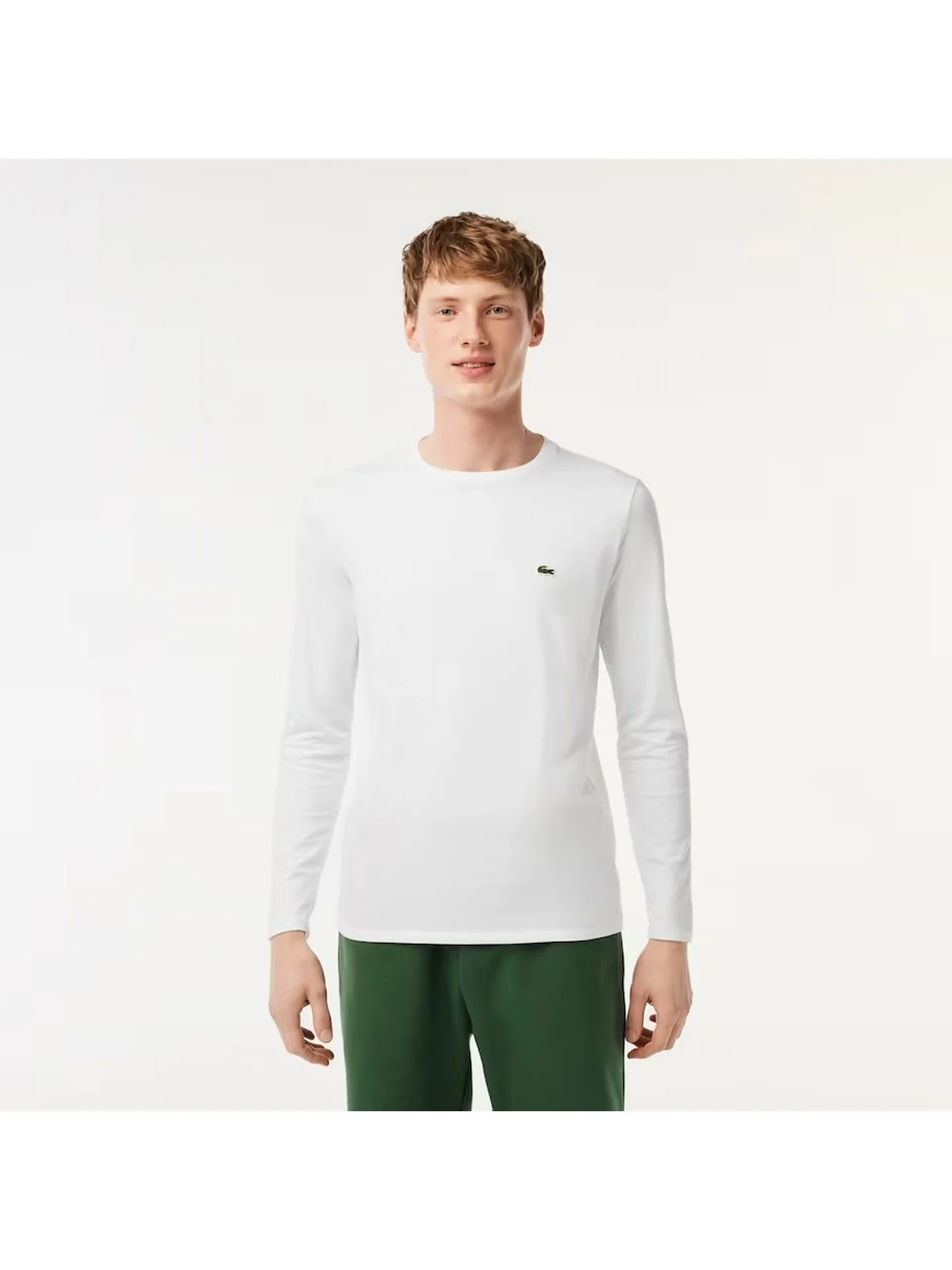 LACOSTE T-shirt Uomo  TH6712 001 Bianco - Image 2
