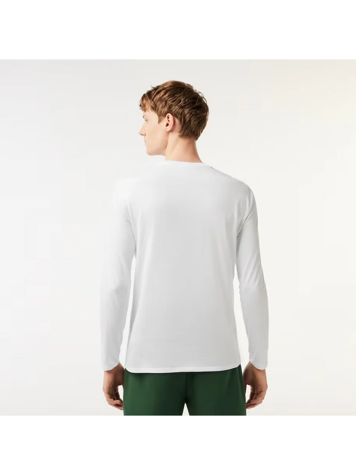 LACOSTE T-shirt Uomo  TH6712 001 Bianco - Image 3