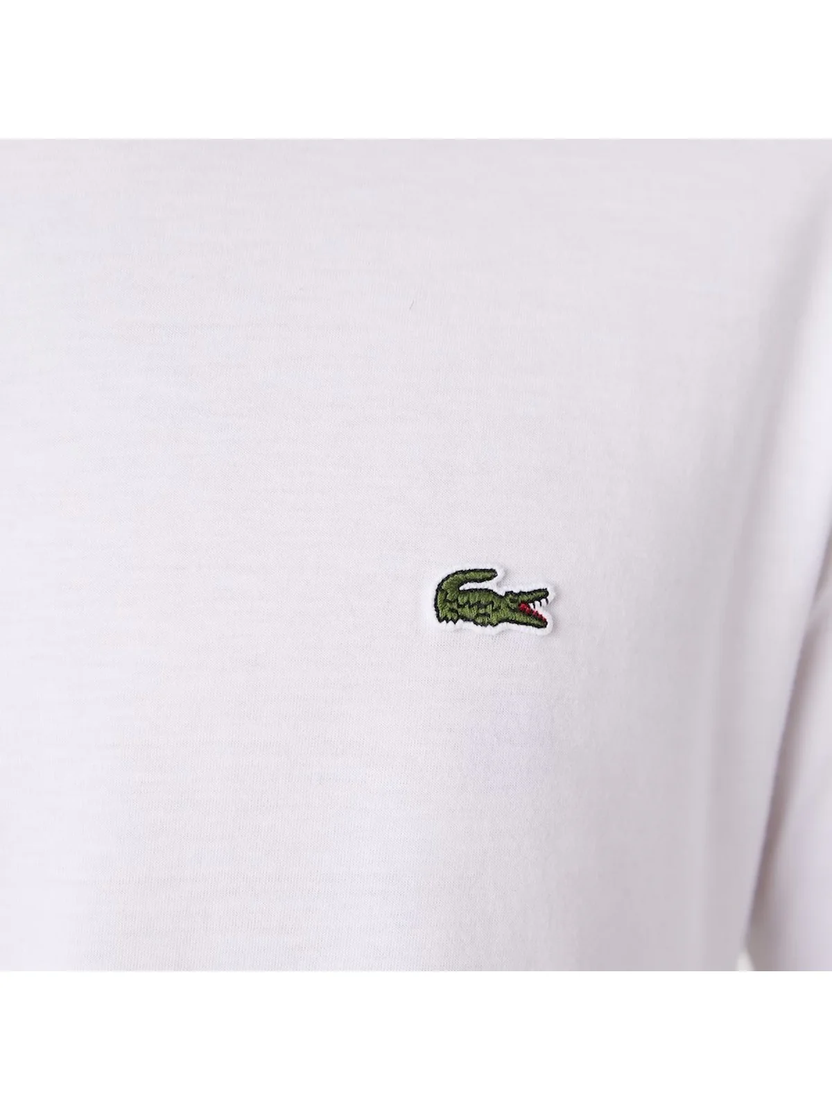 LACOSTE T-shirt Uomo  TH6712 001 Bianco - Image 4