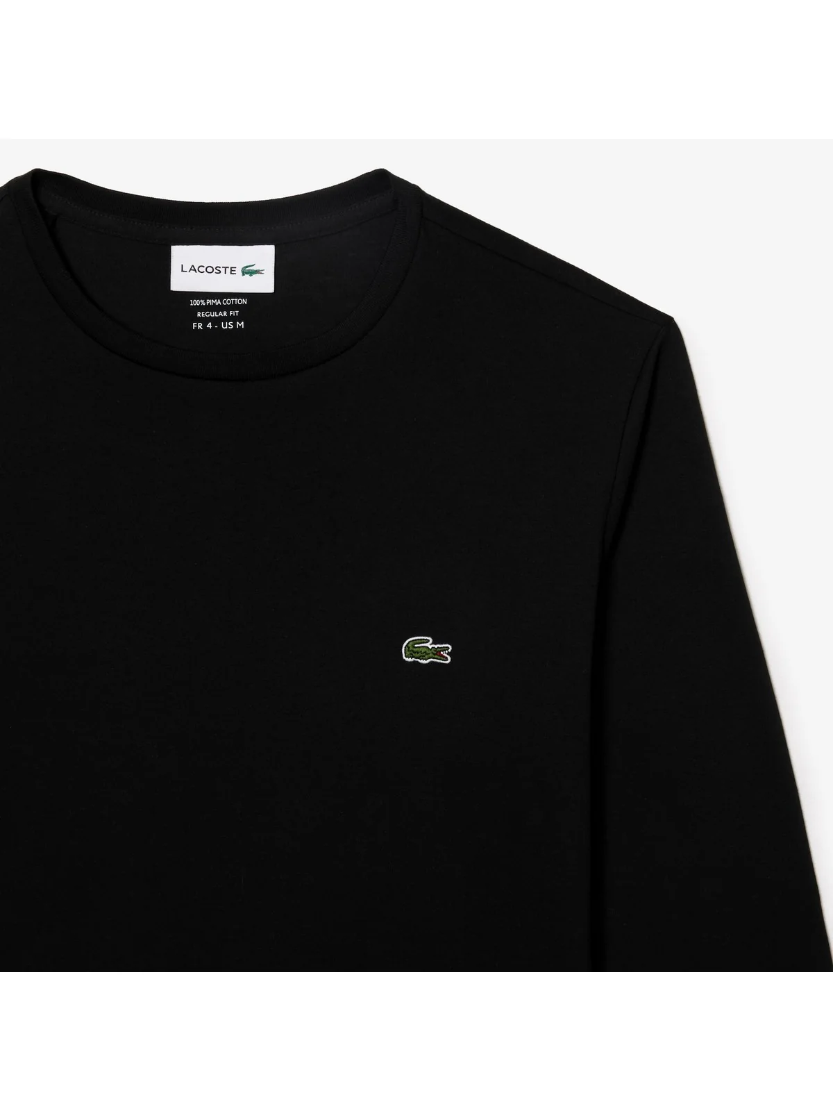 LACOSTE T-Shirt e Polo Uomo  TH6712 031 Nero - Image 8