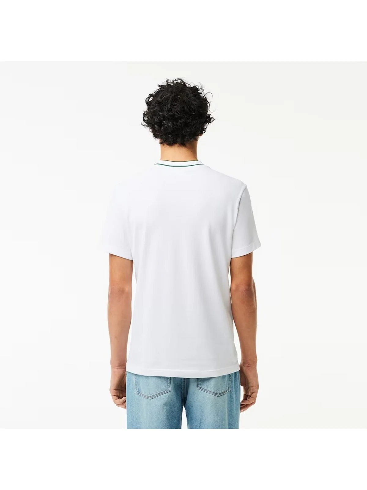 LACOSTE T-Shirt e Polo Uomo  TH8174 001 Bianco - Image 3