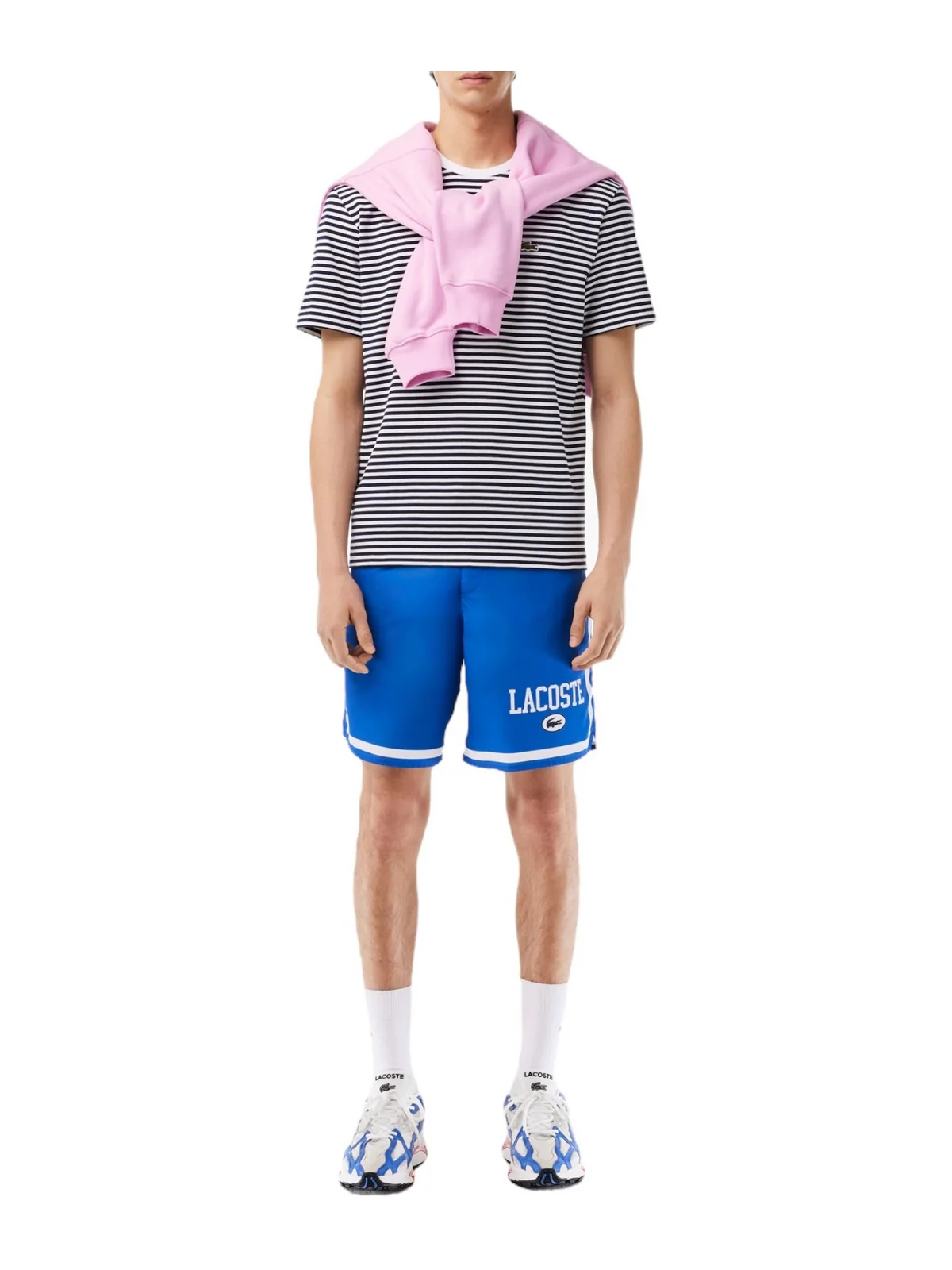 LACOSTE T-shirt Uomo  TH9749 522 Blu - Image 3
