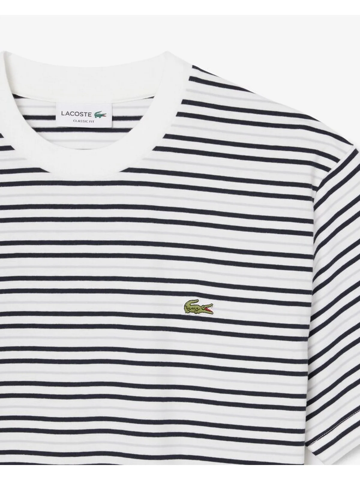 LACOSTE T-shirt Uomo TH0874 7XI NERO/BIANCO - Image 3