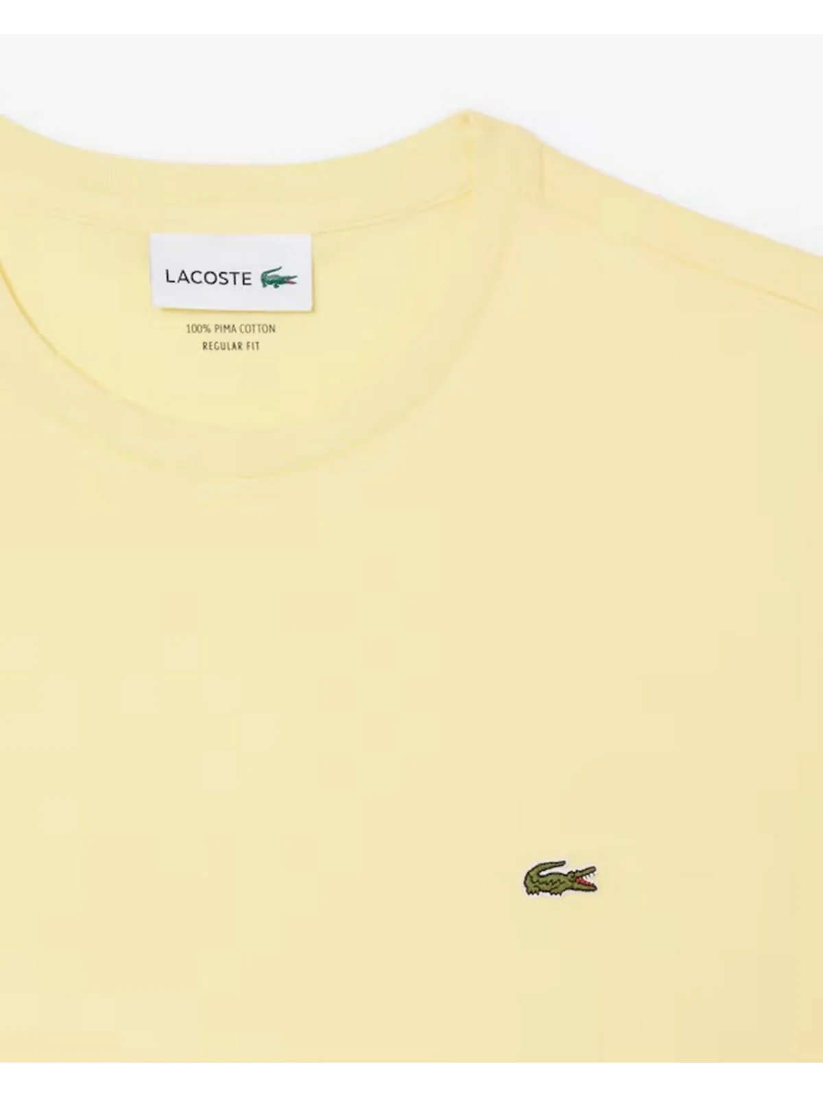 LACOSTE T-shirt Uomo  TH6709 107 Giallo - Image 5