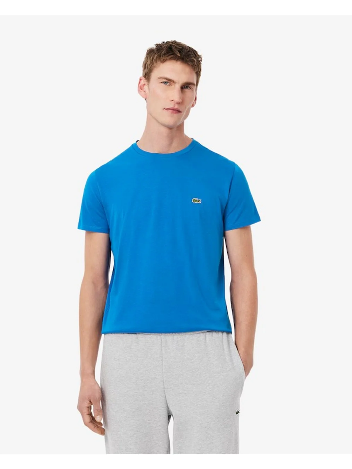 LACOSTE T-shirt Uomo  TH6709 3D3 Blu - Image 2