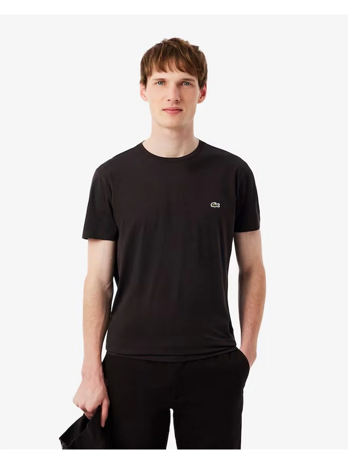 LACOSTE T-shirt Uomo  TH6709 3LA Marrone - Image 2