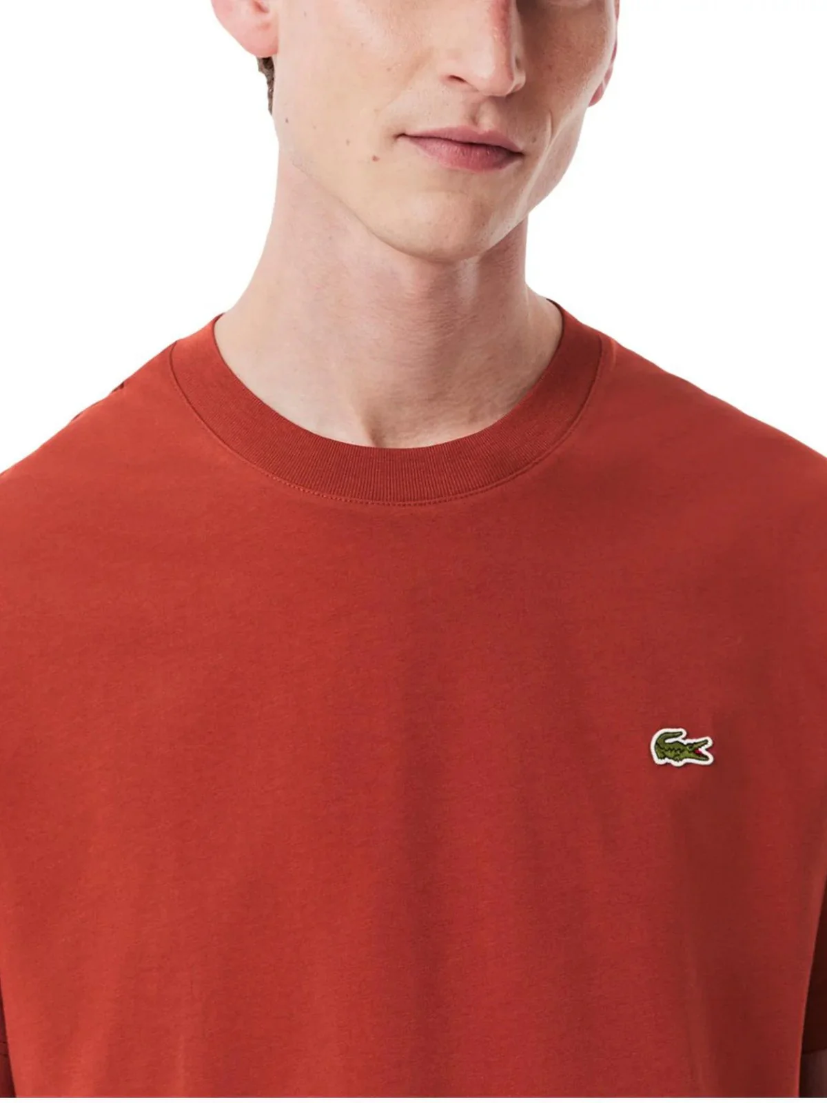 LACOSTE T-shirt Uomo  TH6709 AFS Rosso - Image 4