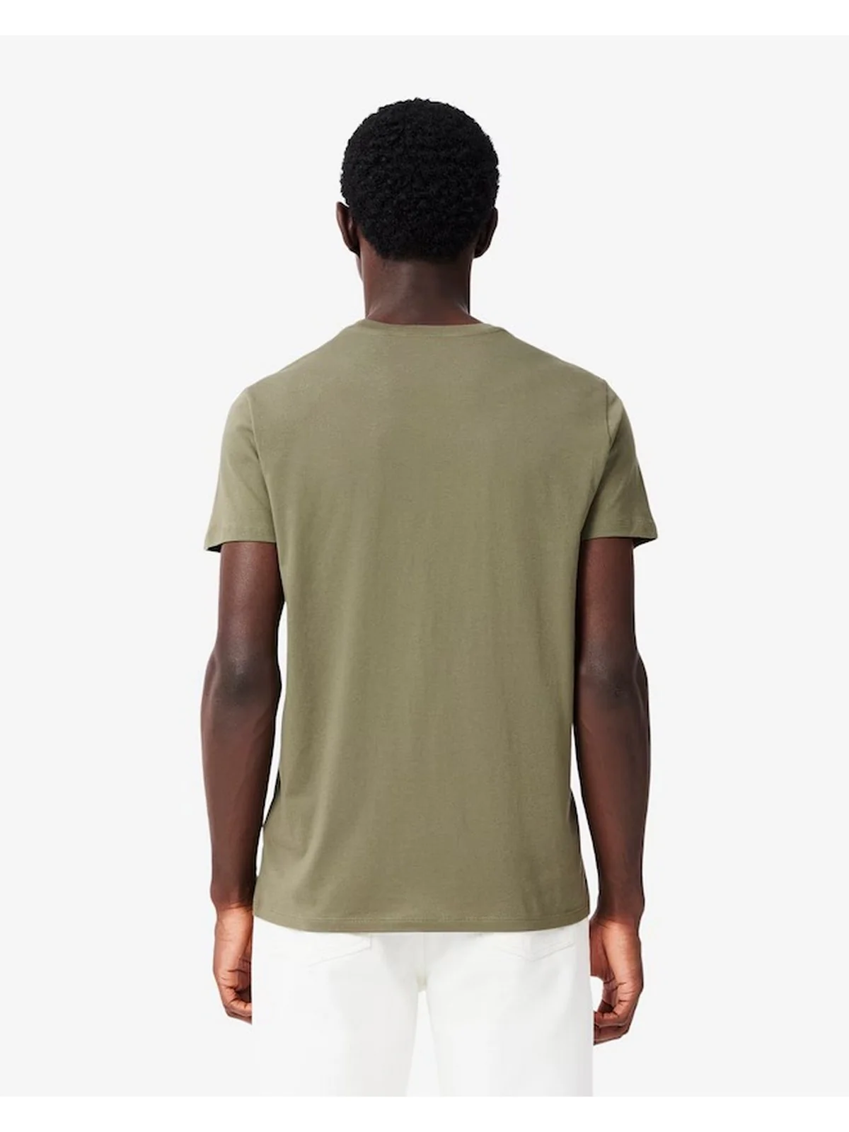 LACOSTE T-shirt Uomo  TH6709 BMY VERDE CACHI - Image 4