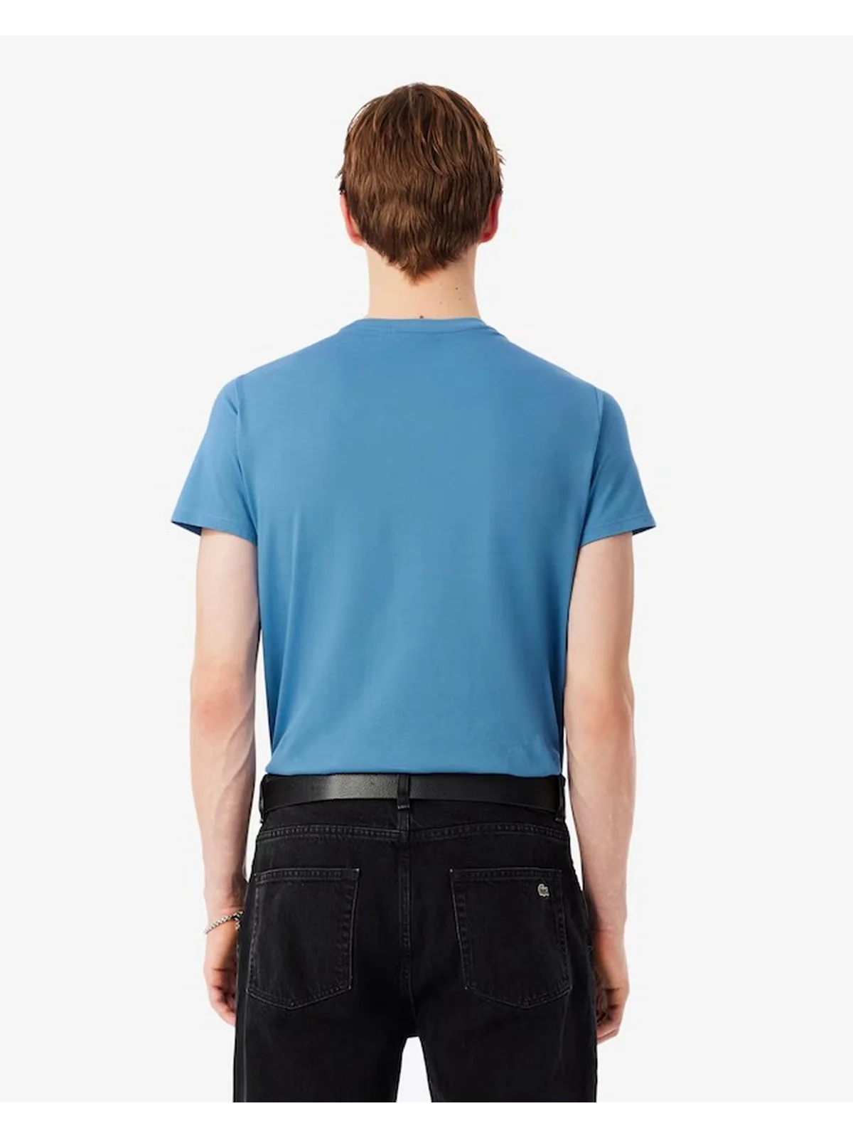 LACOSTE T-shirt Uomo  TH6709 JBK Bleu - Image 4