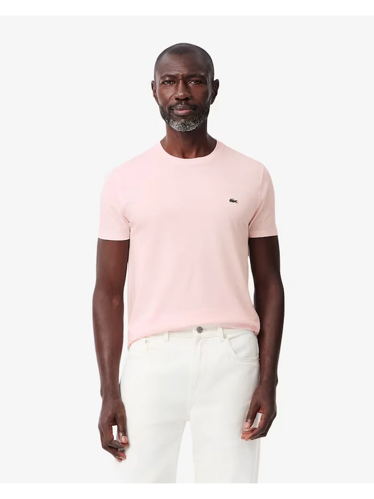 LACOSTE T-shirt Uomo  TH6709 T03 Rosa - Image 3