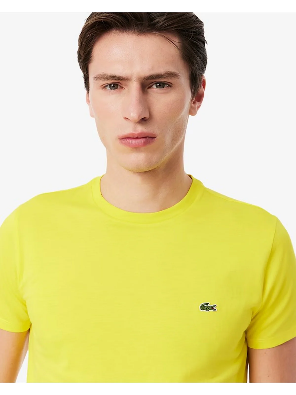 LACOSTE T-shirt Uomo  TH6709 Z6S Giallo - Image 3