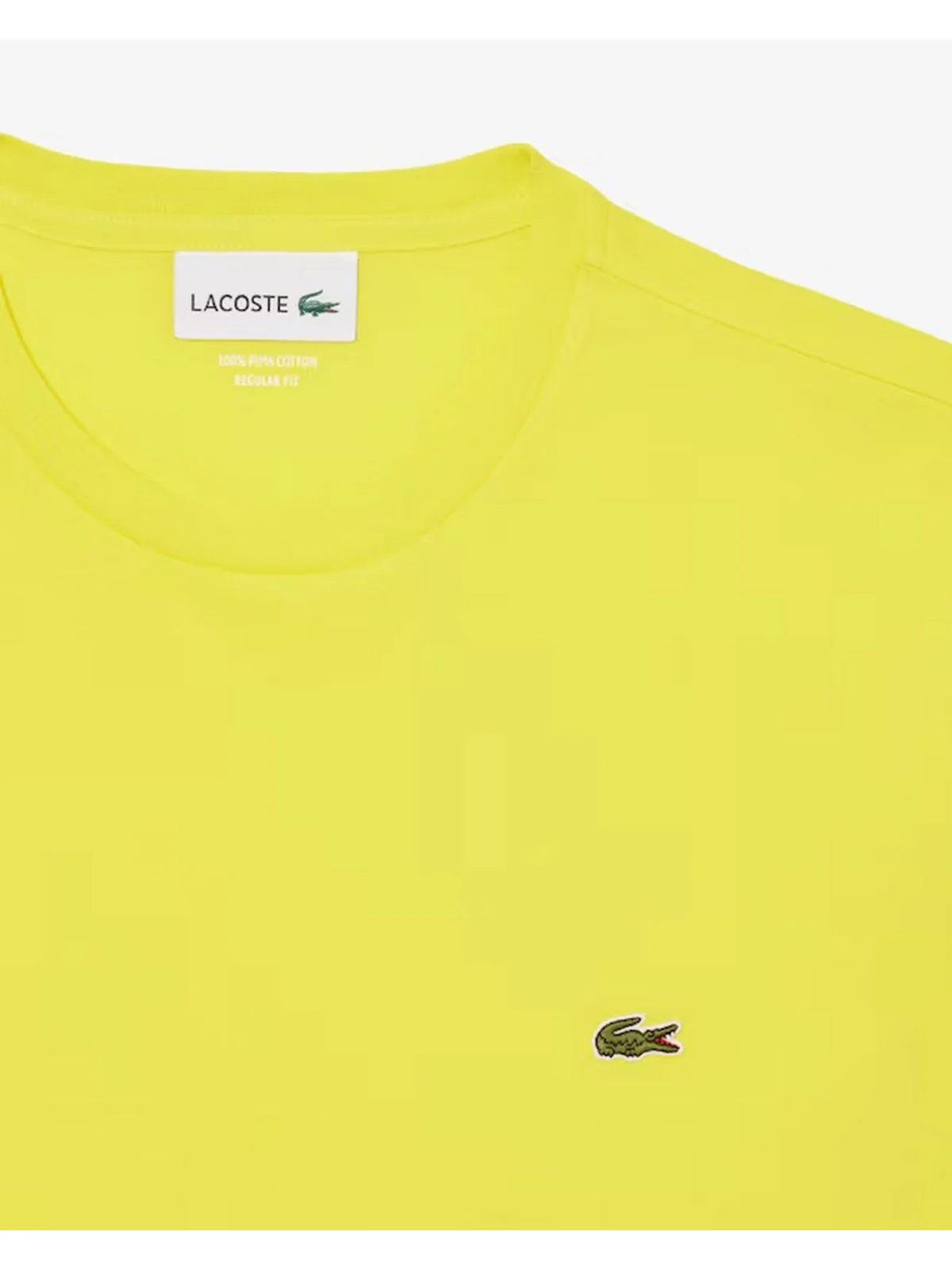 LACOSTE T-shirt Uomo  TH6709 Z6S Giallo - Image 5