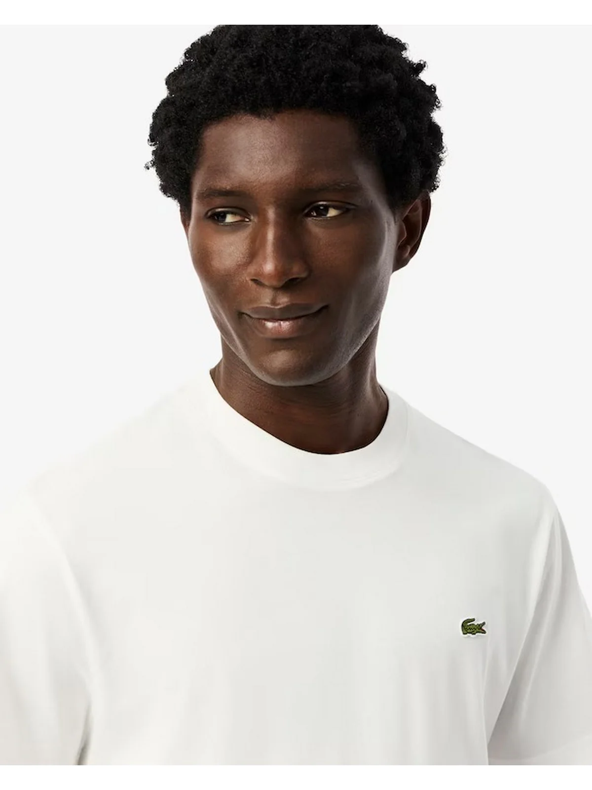 LACOSTE T-shirt Uomo  TH7318 001 Bianco - Image 4