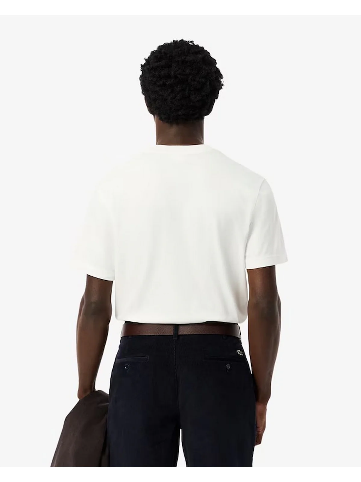 LACOSTE T-shirt Uomo  TH7318 001 Bianco - Image 5