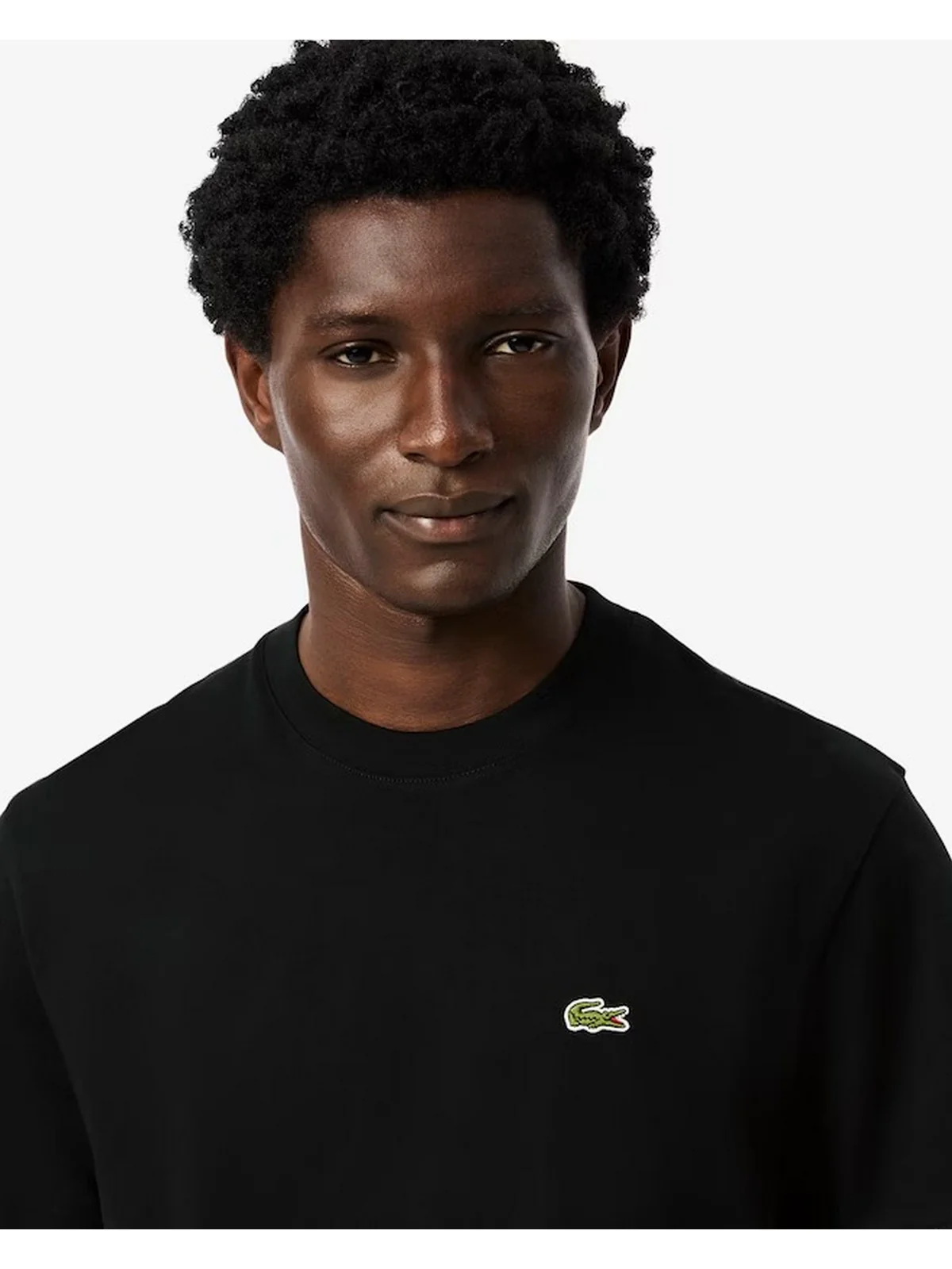 LACOSTE T-shirt Uomo TH7318 031 Nero - Image 3