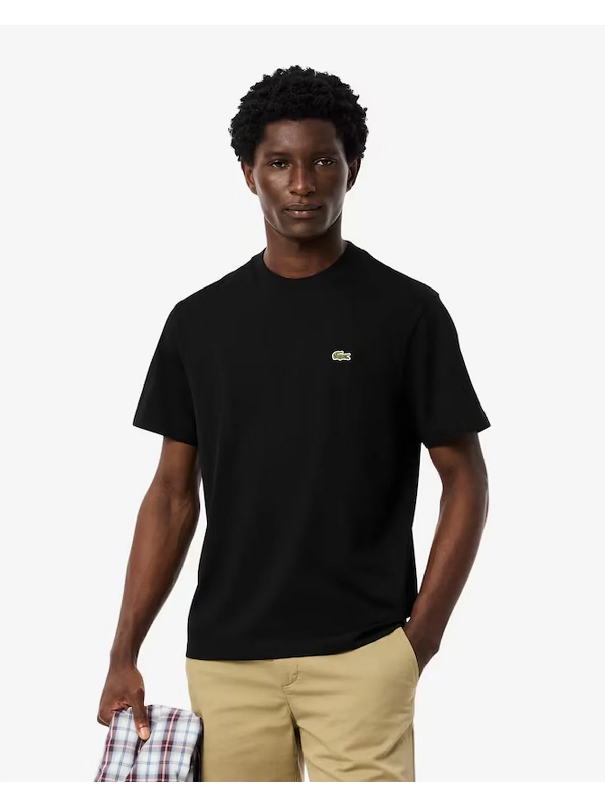 LACOSTE T-shirt Uomo TH7318 031 Nero - Image 7