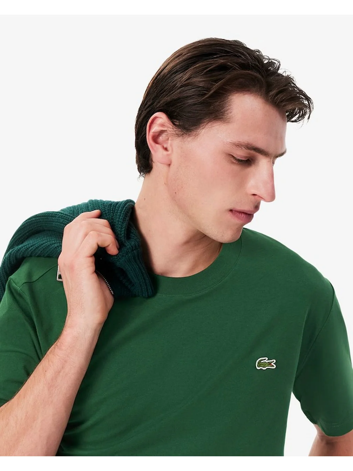 LACOSTE T-shirt Uomo  TH7318 132 Verde - Image 7