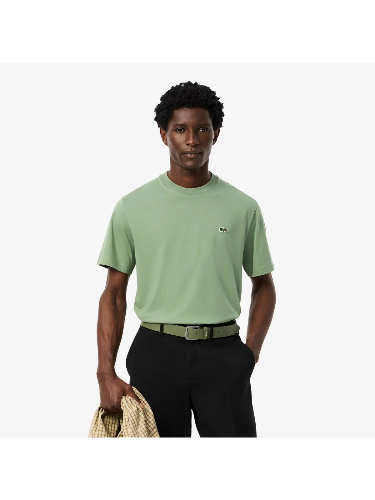 LACOSTE T-shirt Uomo  TH7318 S86 VERDE - Image 2