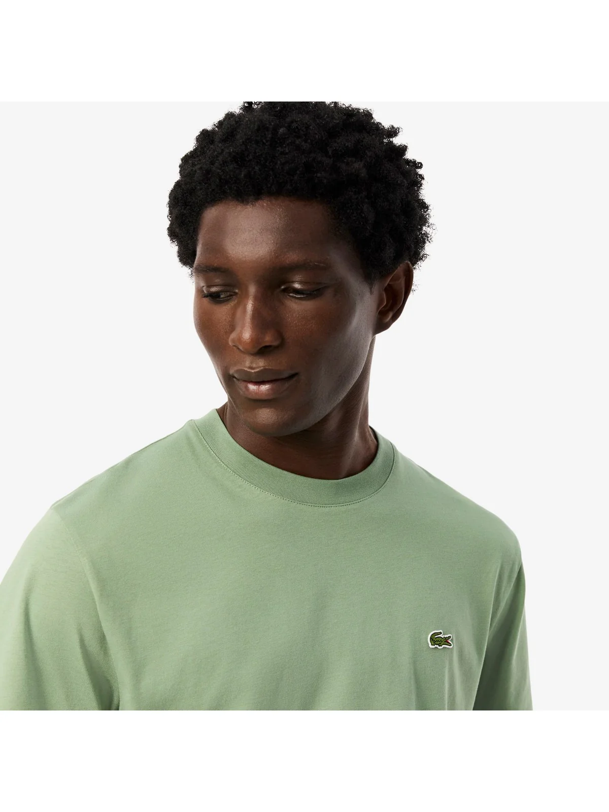 LACOSTE T-shirt Uomo  TH7318 S86 VERDE - Image 4