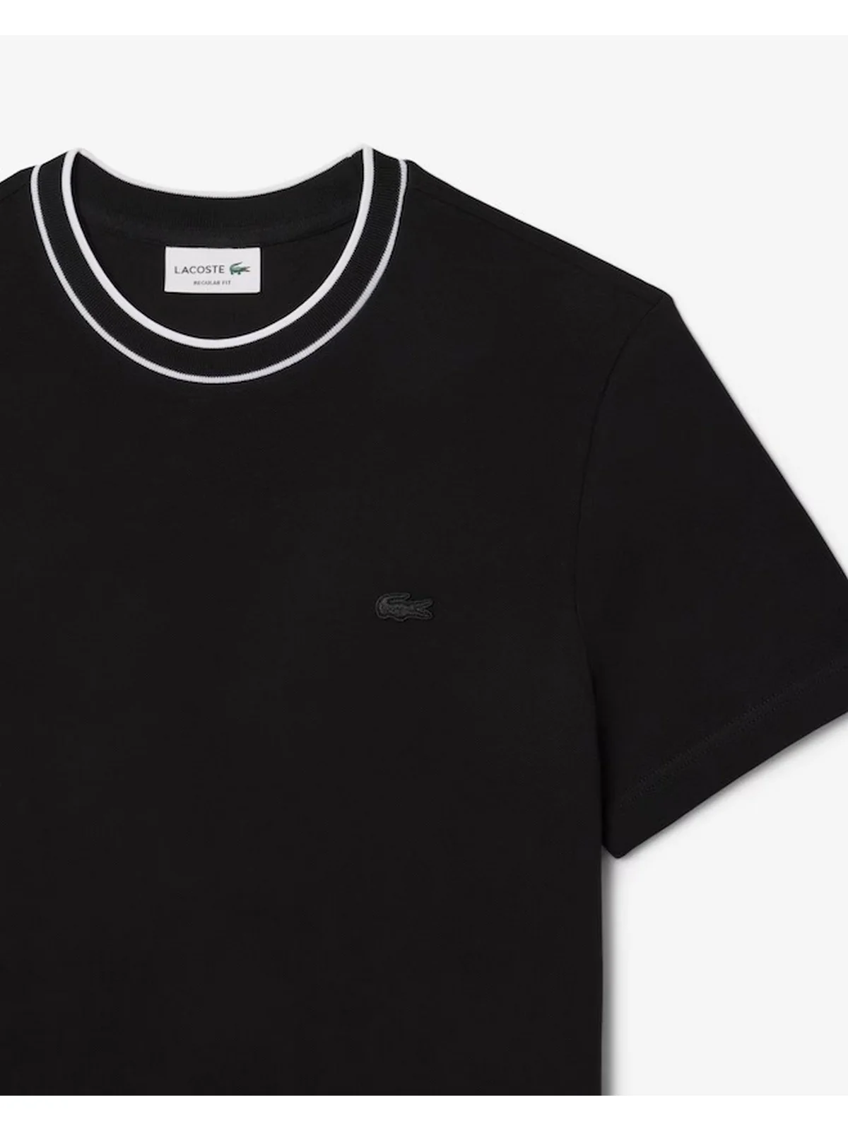LACOSTE T-shirt Uomo TH8174 031 Nero - Image 4