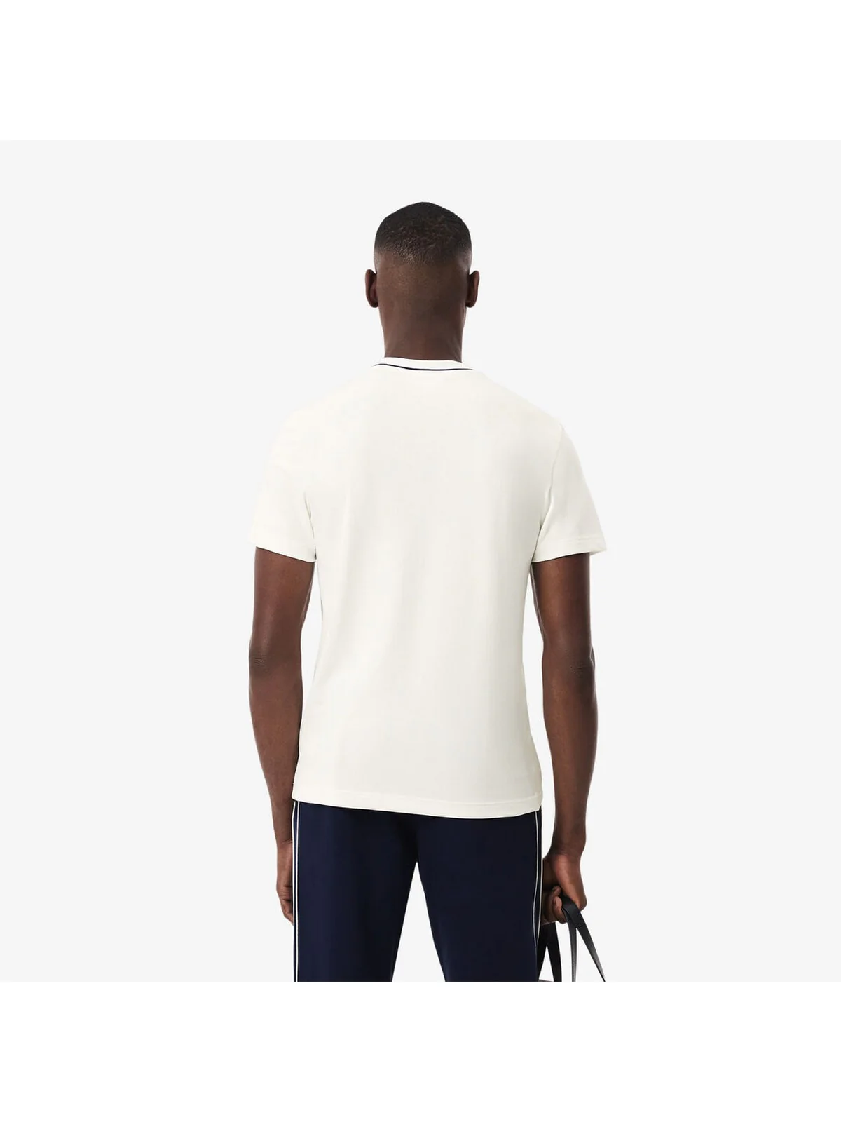 LACOSTE T-shirt Uomo  TH8174 70V Bianco - Image 3