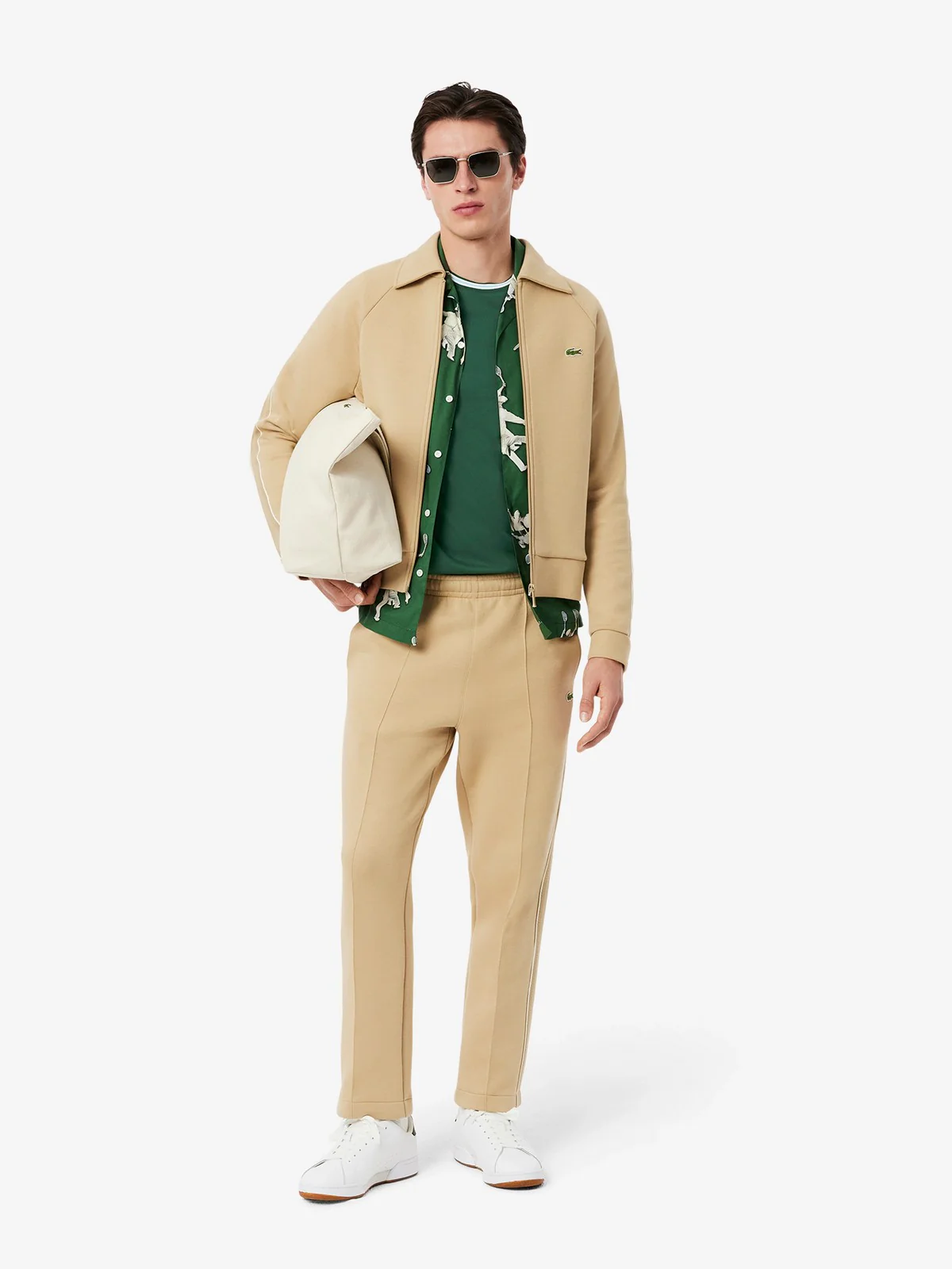 LACOSTE T-shirt Uomo  TH9903 132 Verde - Image 3