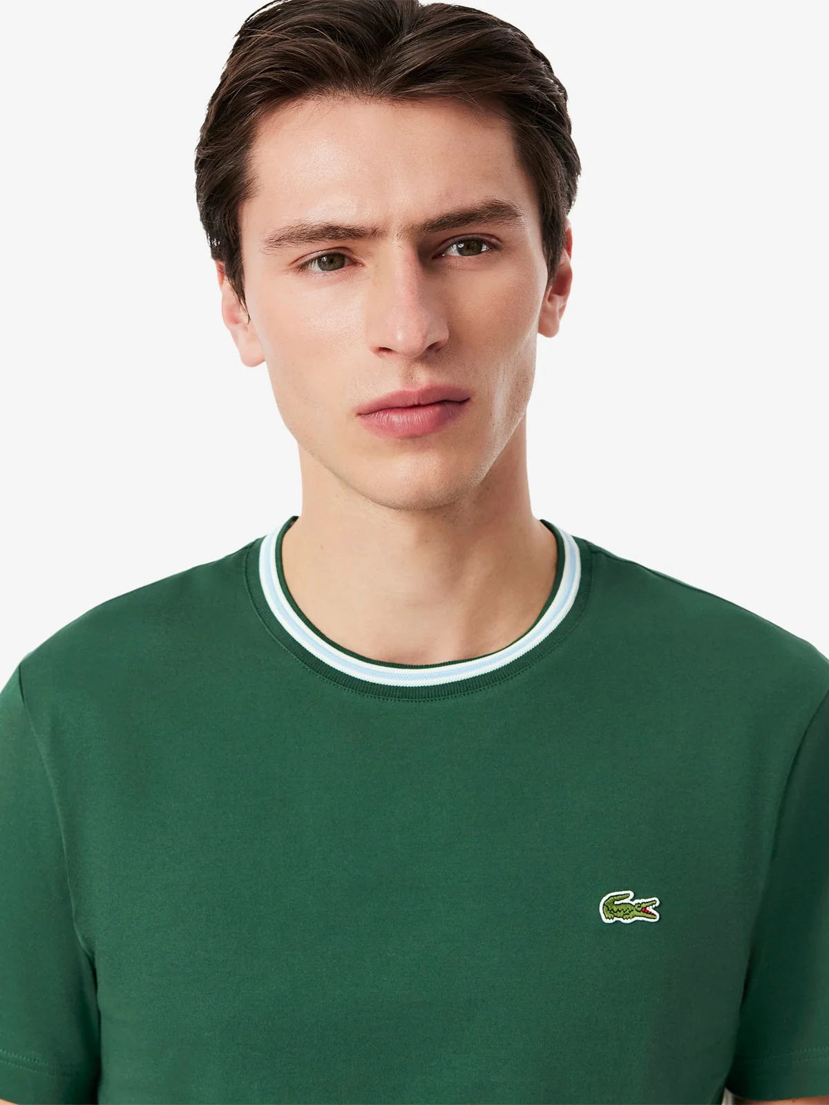 LACOSTE T-shirt Uomo  TH9903 132 Verde - Image 4