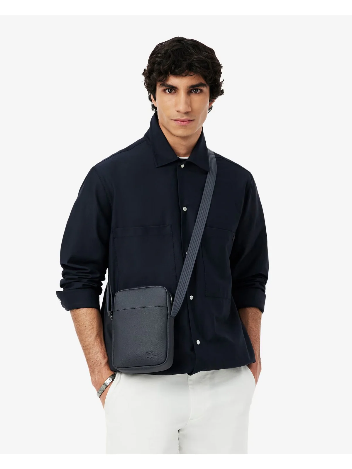 LACOSTE Tracolla Uomo NH4422 021 Blu - Image 7